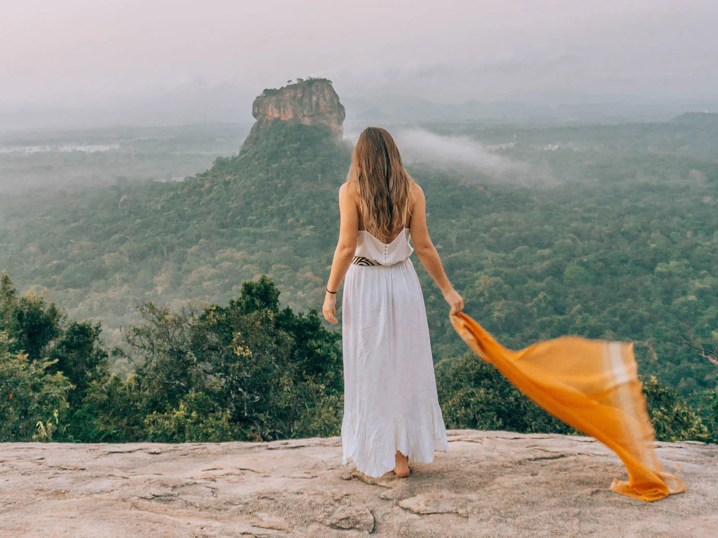 Pidurangala bergen Sri Lanka